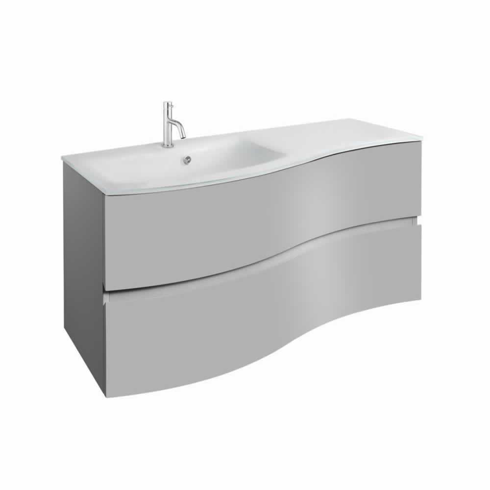 Svelte 100 Unit & Ice White Glass Basin